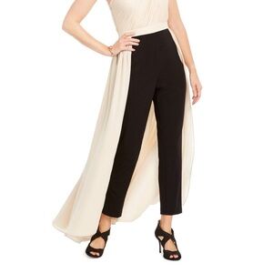 Arianna Papell  Black and Cream Women's Jumpsuit size 10